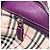 Borsa a tracolla BURBERRY in pelle viola argento Auth 198744A Porpora - vista 19