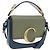 Chloé Borsa a tracolla Chloe Chloe C in pelle blu e oro autentica ka5709A D'oro