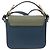 Chloé Borsa a tracolla Chloe Chloe C in pelle blu e oro autentica ka5709A D'oro - vista 2