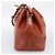 Borsa a tracolla LOUIS VUITTON Epi Petit Noe Brown M44103 LV Auth ka5777 Marrone - vista 4