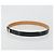 LOUIS VUITTON Cintura Carre Belt Leather "90/36" Black Silver LV Auth BA15036 Nero Argento - vista 3