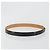 LOUIS VUITTON Cintura Carre Belt Leather "90/36" Black Silver LV Auth BA15036 Nero Argento - vista 4