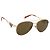 Gafas de sol PRADA metal Brown Auth BA15182M Castaño