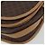 Céline Borsa a tracolla CELINE Macadam Canvas PVC Leather Brown Gold Auth 196698 Marrone D'oro - vista 14