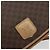 Céline Borsa a tracolla CELINE Macadam Canvas PVC Leather Brown Gold Auth 196698 Marrone D'oro - vista 18