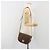 Céline Borsa a tracolla CELINE Macadam Canvas PVC Leather Brown Gold Auth 196698 Marrone D'oro - vista 24