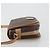 Céline Borsa a tracolla CELINE Macadam Canvas PVC Leather Brown Gold Auth 196698 Marrone D'oro - vista 4