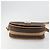 Céline Borsa a tracolla CELINE Macadam Canvas PVC Leather Brown Gold Auth 196698 Marrone D'oro - vista 5