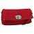 Borsa a tracolla Miu Miu Matelassé con catena in nylon rosso argento Auth 198738A