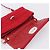 Borsa a tracolla Miu Miu Matelassé con catena in nylon rosso argento Auth 198738A - vista 19