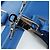Borsa LOUIS VUITTON Epi 2018 FIFA Keepall Bandouliere 50 Blu M52120 Auth 196804SM - vista 9