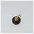 CHANEL Pierce Plastic Black Gold CC Auth 198813A Nero D'oro - vista 10