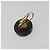 CHANEL Pierce Plastic Black Gold CC Auth 198813A Nero D'oro - vista 11
