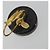 CHANEL Pierce Plastic Black Gold CC Auth 198813A Nero D'oro - vista 12