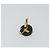 CHANEL Pierce Plastic Black Gold CC Auth 198813A Nero D'oro - vista 13