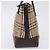 Borsa a mano BURBERRY Nova Check Canvas Beige Gold Auth 196637A D'oro - vista 4