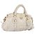 Borsa a mano arricciata PRADA Nylon 2way White Gold Tone Auth 198464 Bianco