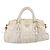 Borsa a mano arricciata PRADA Nylon 2way White Gold Tone Auth 198464 Bianco - vista 13