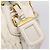 Borsa a mano arricciata PRADA Nylon 2way White Gold Tone Auth 198464 Bianco - vista 18