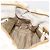 Borsa a mano arricciata PRADA Nylon 2way White Gold Tone Auth 198464 Bianco - vista 23