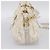 Borsa a mano arricciata PRADA Nylon 2way White Gold Tone Auth 198464 Bianco - vista 3
