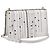 Borsa a tracolla con catena Christian Dior Diorama in pelle bianca e argento Auth 196404A Bianco