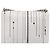 Borsa a tracolla con catena Christian Dior Diorama in pelle bianca e argento Auth 196404A Bianco - vista 3