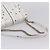 Borsa a tracolla con catena Christian Dior Diorama in pelle bianca e argento Auth 196404A Bianco - vista 7