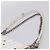 Borsa a tracolla con catena Christian Dior Diorama in pelle bianca e argento Auth 196404A Bianco - vista 8