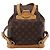 Zaino LOUIS VUITTON Monogram Montsouris MM M51136 LV Auth 198499 Monogramma - vista 2