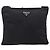 Borsa a tracolla PRADA in nylon nera argento B7338 Auth am12305V Nero - vista 13