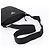 Borsa a tracolla PRADA in nylon nera argento B7338 Auth am12305V Nero - vista 7