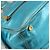 Céline CELINE Boogie Bag Handtasche aus Leder Blau Goldfarben Auth BA14792V - Ansicht 14