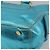 Céline CELINE Boogie Bag Handtasche aus Leder Blau Goldfarben Auth BA14792V - Ansicht 15