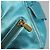 Céline CELINE Boogie Bag Handtasche aus Leder Blau Goldfarben Auth BA14792V - Ansicht 18