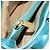 Céline CELINE Boogie Bag Handtasche aus Leder Blau Goldfarben Auth BA14792V - Ansicht 23