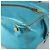 Céline CELINE Boogie Bag Handtasche aus Leder Blau Goldfarben Auth BA14792V - Ansicht 9