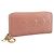Cartera larga Christian Dior Lady Dior de piel charol Rosa Auth BA15236V