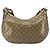 Borsa GUCCI GG Crystal Sherry Line Coated Canvas Beige Gold 181092 Auth 196336 D'oro - vista 13