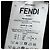 FENDI Trainer Cotton S Black FS7102 Auth 196743M Nero - vista 10