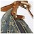 LOUIS VUITTON Monogram Denim Buggy PM Shoulder Bag Blue M95049 LV Auth 198378V - vista 10