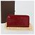 LOUIS VUITTON Monogram Vernis Zippy Wallet Rouge Grunadine M91732 Auth am12259V - vista 12