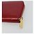 LOUIS VUITTON Monogram Vernis Zippy Wallet Rouge Grunadine M91732 Auth am12259V - vista 15