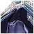 Borsa a tracolla FENDI Zucchino Canvas Mamma Baguette Navy Silver Auth 197199A Argento Blu navy - vista 20