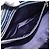 Borsa a tracolla FENDI Zucchino Canvas Mamma Baguette Navy Silver Auth 197199A Argento Blu navy - vista 22