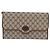 Borsa a tracolla GUCCI GG Supreme PVC Beige Gold Auth ka5761 D'oro - vista 13