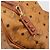 Borsa MCM Vicetos Boston Bag PVC Leather Brown Gold Tone Auth gh2312 Marrone - vista 15