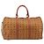 Borsa MCM Vicetos Boston Bag PVC Leather Brown Gold Tone Auth gh2312 Marrone - vista 3