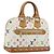 Borsa a mano LOUIS VUITTON Monogram Multicolor Alma White M92647 LV Auth 197046A Bianco