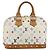 Borsa a mano LOUIS VUITTON Monogram Multicolor Alma White M92647 LV Auth 197046A Bianco - vista 2